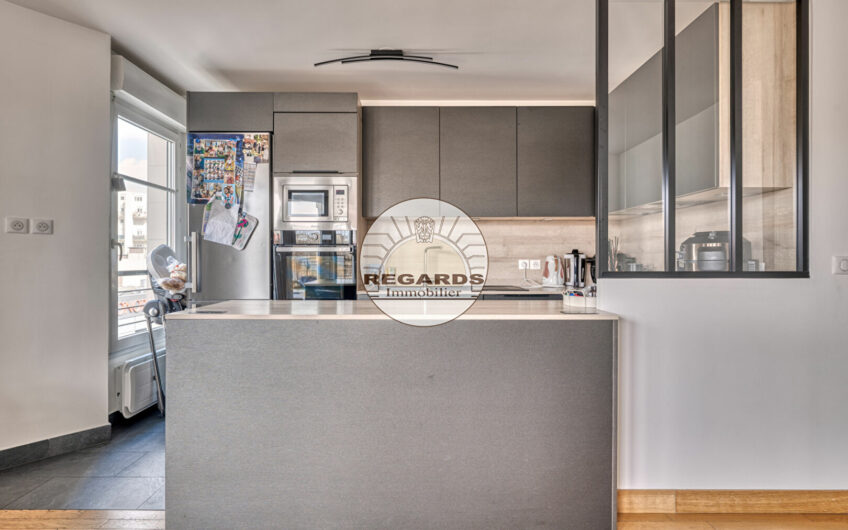 3P de 61m² + terrasse de 9m² avec parking et cave dans un immeuble récent de 2007