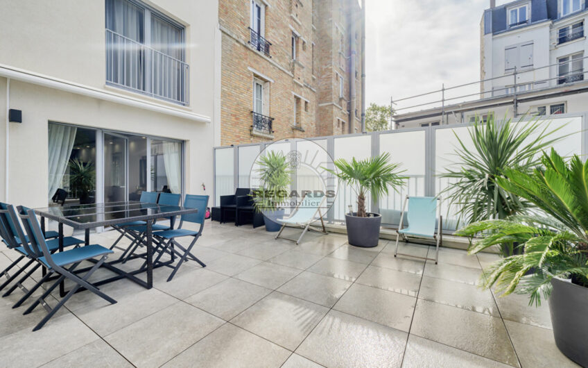 4P de 81m²  avec terrasse de 55m² + parking et cave