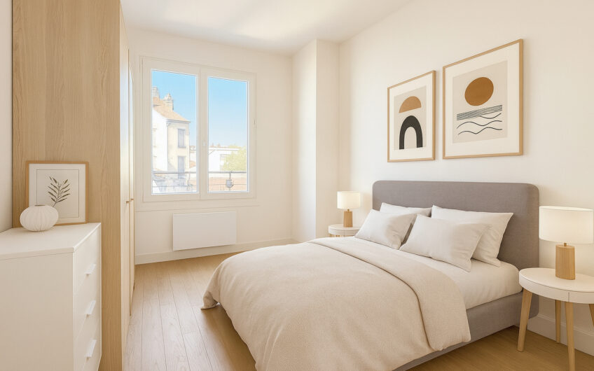 Quartier de l’époque – 2 pièces de 33m² en bon état général