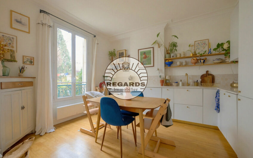 3P de 50m² avec terrasse et jardin de 44m²