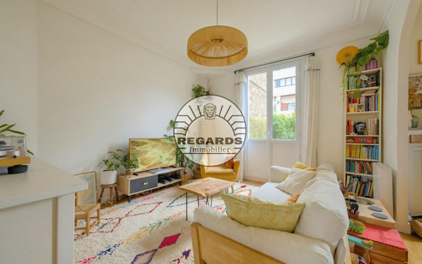 3P de 50m² avec terrasse et jardin de 44m²