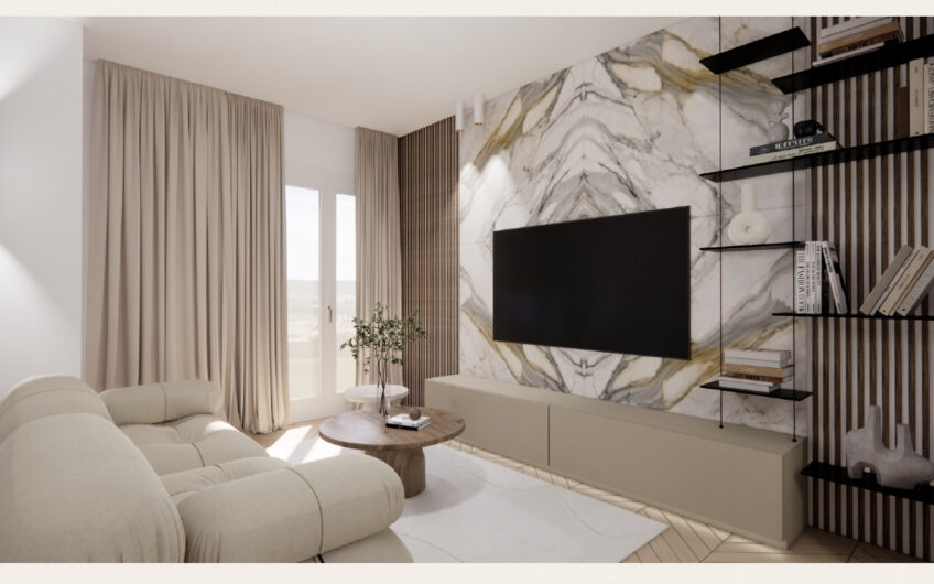 4P de 71m² refait à neuf au 2ème étage d’une résidence récente