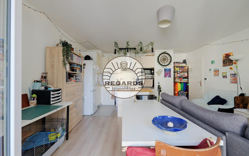 3P DE 63M² AVEC TERRASSE DE 8M² DONNANT SUR JARDIN