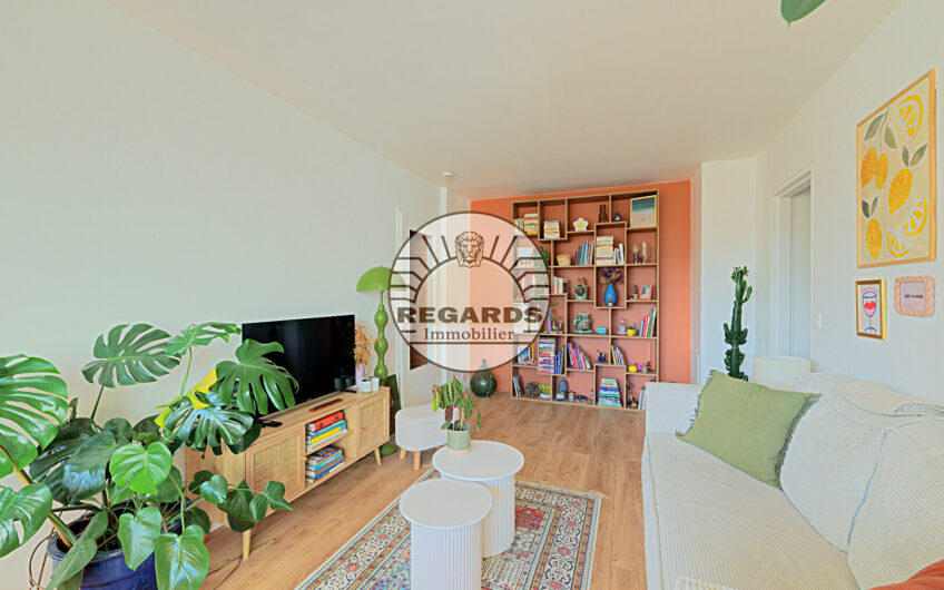 Jules Ferry- 2P 46m² avec balcon de 4m² en étage élevé