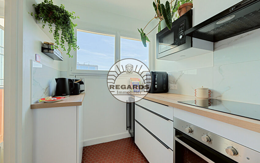 Jules Ferry- 2P 46m² avec balcon de 4m² en étage élevé