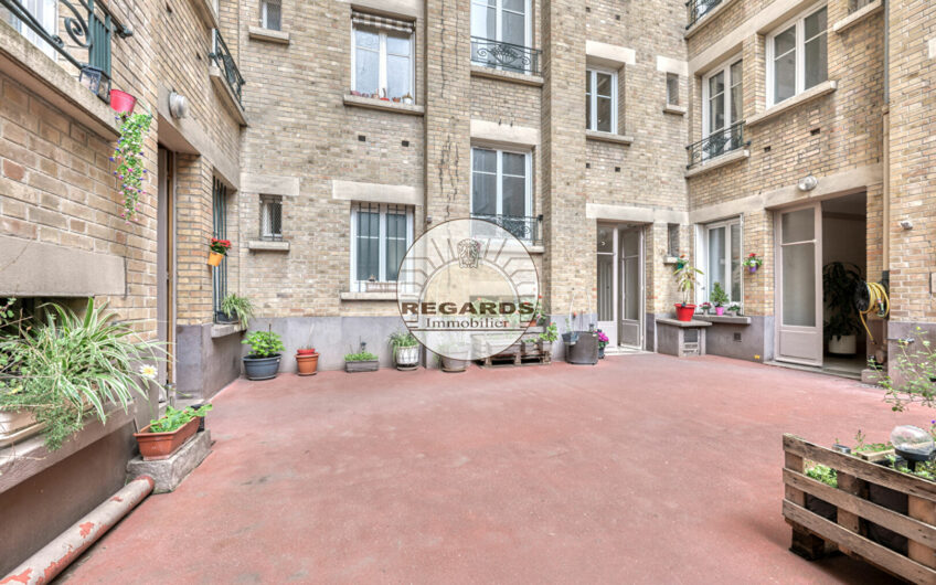 Studio de 16m² au sol au dernier étage d’un bel immeuble ancien