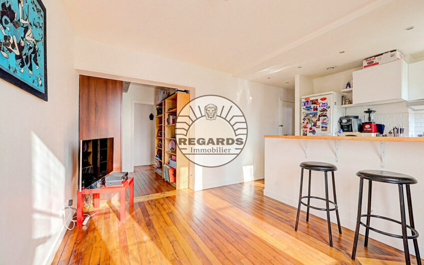3P 46M² AU DERNIER ETAGE D’UN IMMEUBLE ANCIEN