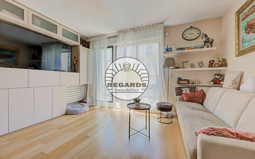 ECRIVAINS- 2P 45M² + BALCON DANS UN IMMEUBLE RECENT