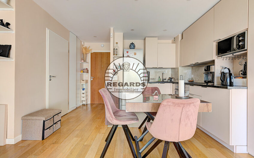 ECRIVAINS- 2P 45M² + BALCON DANS UN IMMEUBLE RECENT