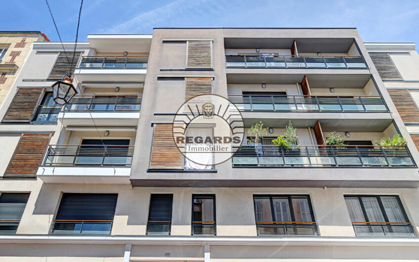 ECRIVAINS- 2P 45M² + BALCON DANS UN IMMEUBLE RECENT