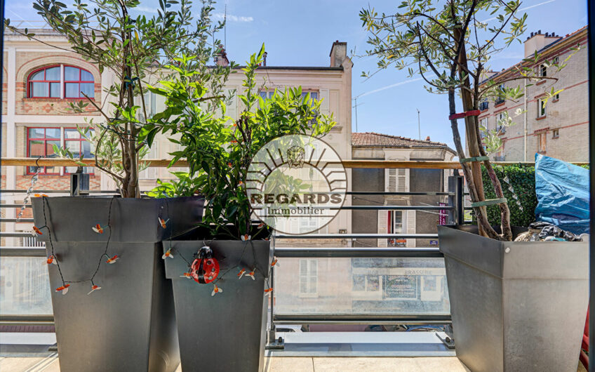 ECRIVAINS- 2P 45M² + BALCON DANS UN IMMEUBLE RECENT